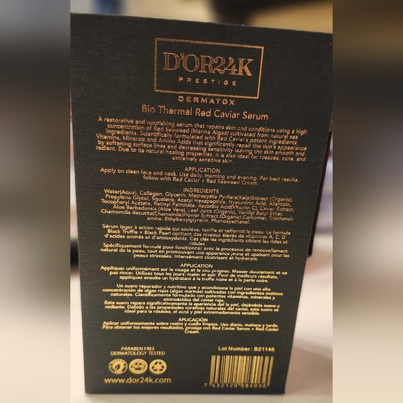 Red Caviar Serum Ultimate Dermatox Bio Thermal Skincare - Picture 4 of 5